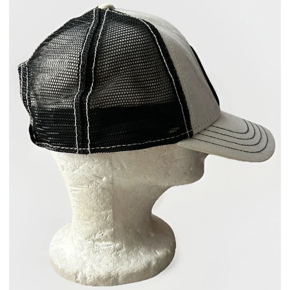 Goorin Bros Extreme Zebra The Farm White Black Mesh Back Trucker Snapback Hat